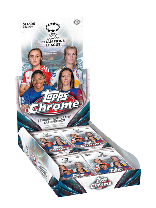 2023-24 Topps Chrome® UEFA Women's Champions League - Hobby Box