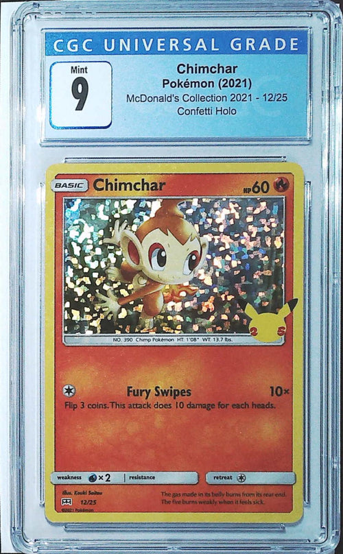 [CGC 9] 2021 Pokemon McDonald's Collection 2021 12 Confetti Holo