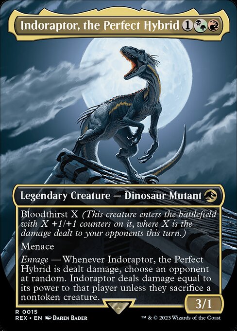 REX 015 Indoraptor, the Perfect Hybrid (0015) R