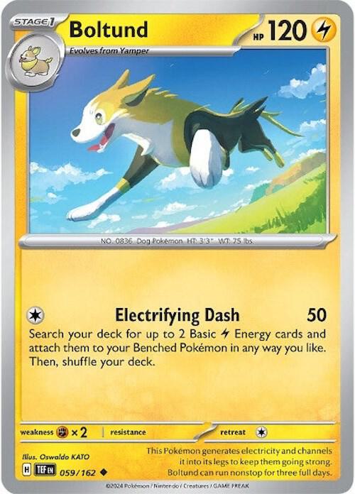 [Reverse Holo] TEF 059/162 Boltund U