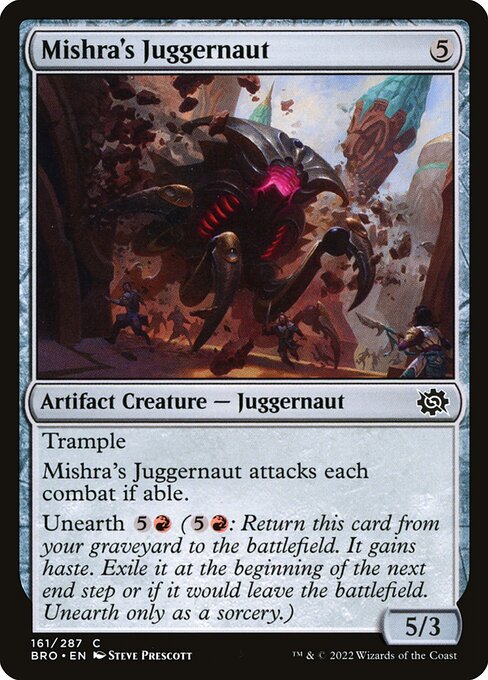 BRO 161 Mishra's Juggernaut C