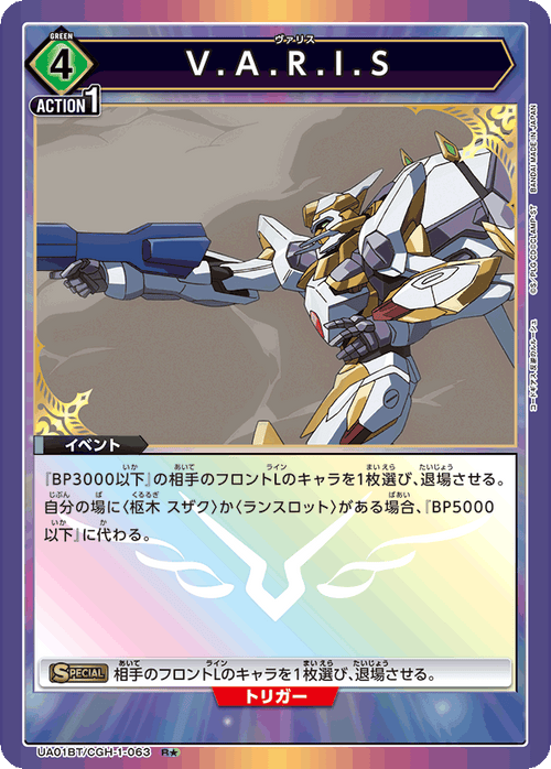 UA01BT/CGH-1-063 V.A.R.I.S R★