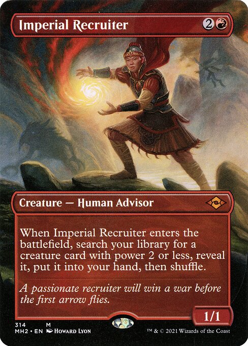 [Foil] MH2 314 Imperial Recruiter (Borderless) M