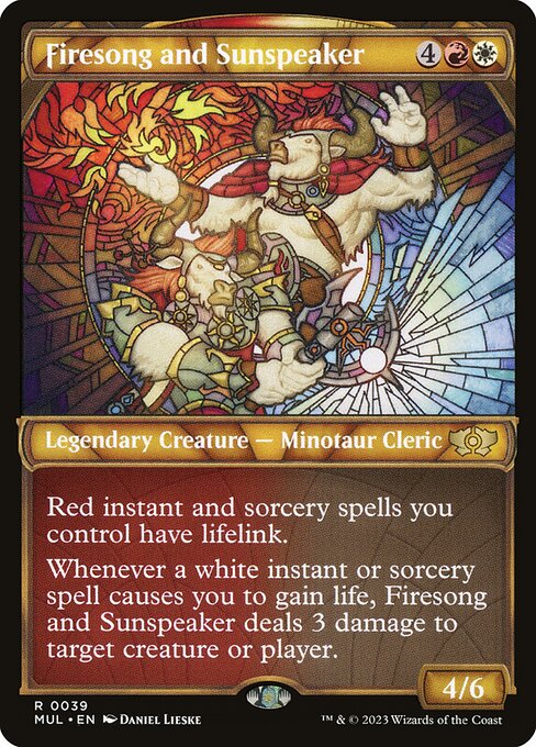 MUL 039 Firesong and Sunspeaker R