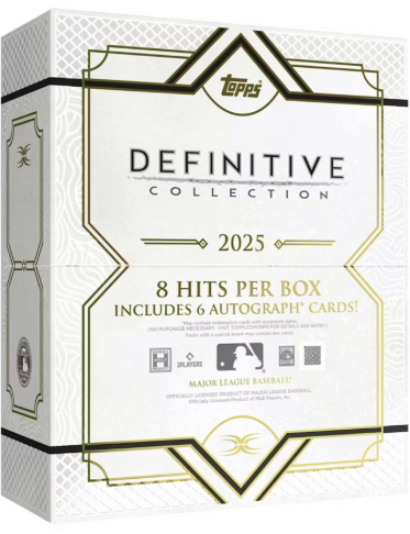 2025 Topps Definitive Baseball - Hobby Box