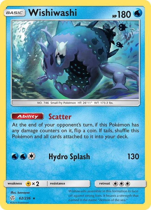 [Reverse Holo] SM12 062/236 Wishiwashi RH