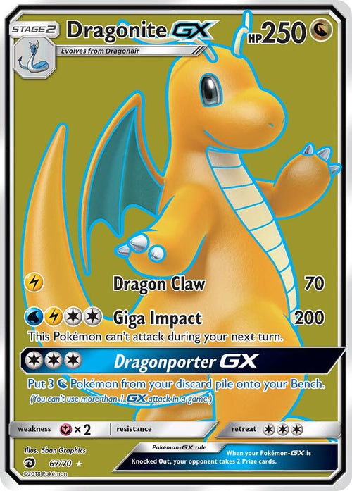 SM7.5 067/70 Dragonite GX SR