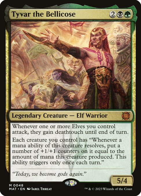 [Foil] MAT 048 Tyvar the Bellicose M