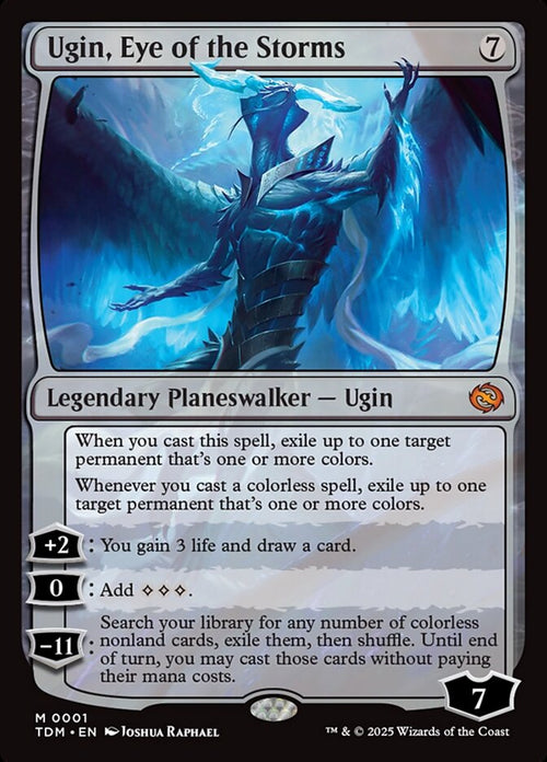 [Foil] TDM 001 Ugin, Eye of the Storms M