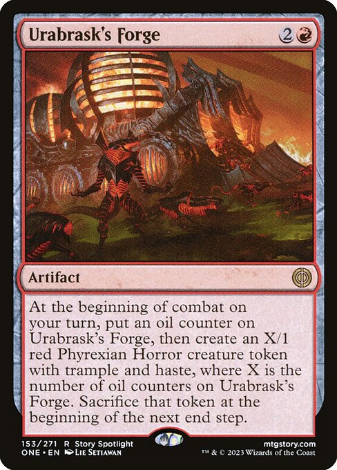 [Foil] ONE 153 Urabrask's Forge R