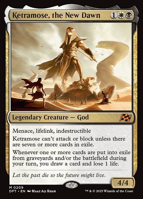 DFT 209 Ketramose, the New Dawn M