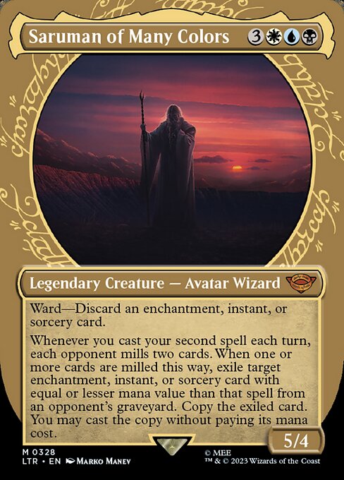 [Foil] LTR 328 Saruman of Many Colors (Showcase) M