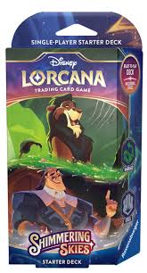 Disney Lorcana TCG 英文版 Shimmering Skies Starter Deck A Roaring Guest List
