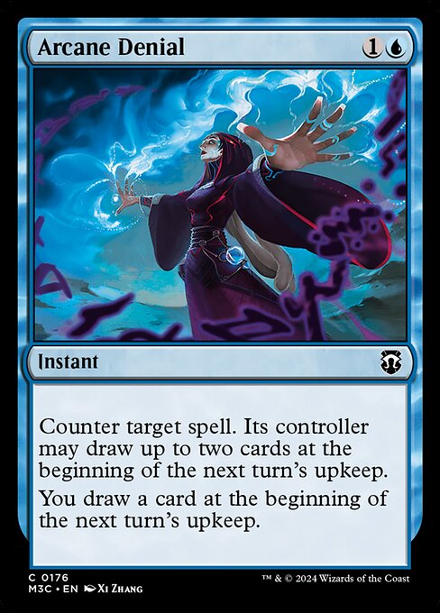 [Foil] M3C 176 Arcane Denial (Ripple Foil) C