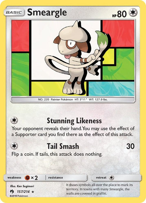 SM8 157/214 Smeargle R