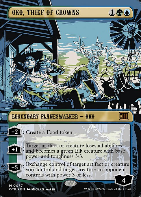 [Foil] OTP 077 Oko, Thief of Crowns (0077 - Textured Foil) M