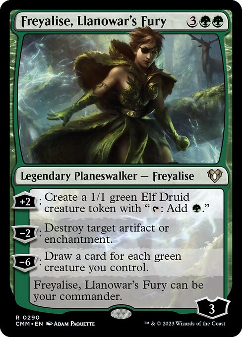 CMM 290 Freyalise, Llanowar's Fury R