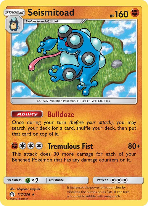 [Reverse Holo] SM12 117/236 Seismitoad R
