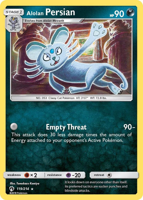SM8 119/214 Alolan Persian R