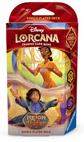 Disney Lorcana TCG 英文版 Reign of Jafar Single Player Deck TIANA & BRUNO