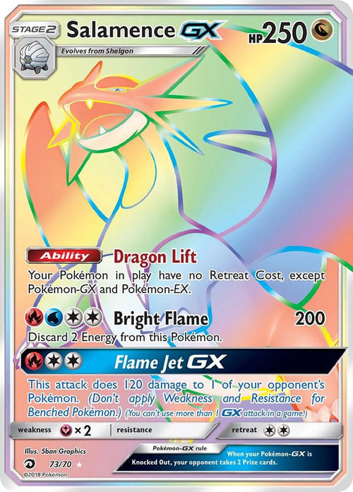 SM7.5 073/70 Salamence GX RS