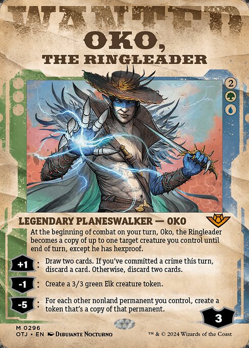 [Foil] OTJ 296 Oko, the Ringleader (0296 - Showcase) M