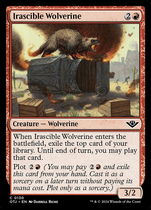 OTJ 130 Irascible Wolverine C