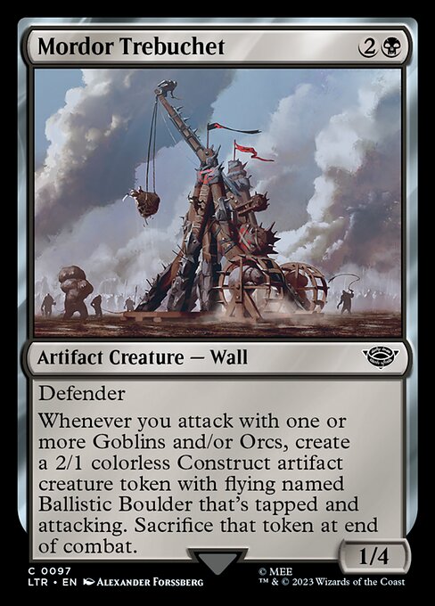 [Foil] LTR 097 Mordor Trebuchet C