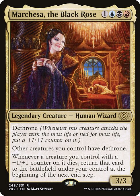 [Foil] 2X2 248 Marchesa, the Black Rose R