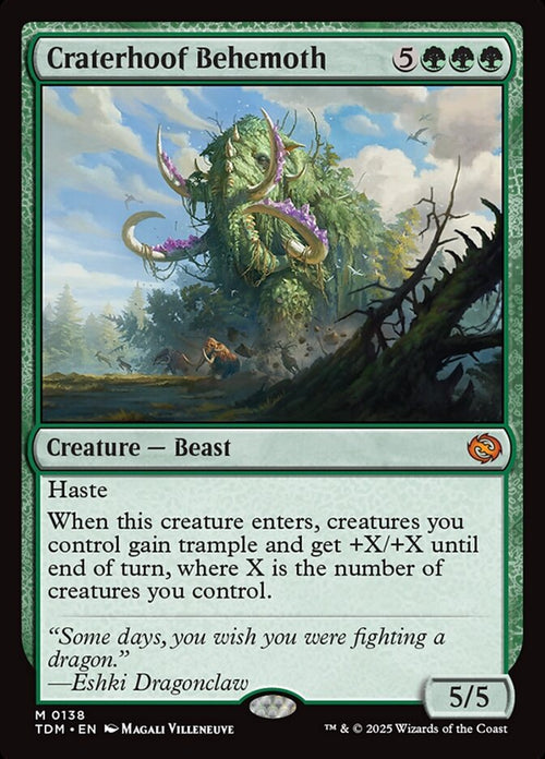 TDM 138 Craterhoof Behemoth M