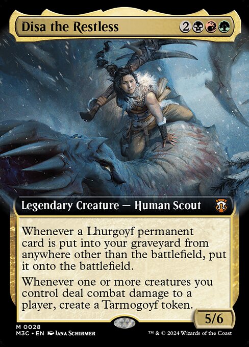 [Foil] M3C 028 Disa the Restless (0028 - Extended Art) M