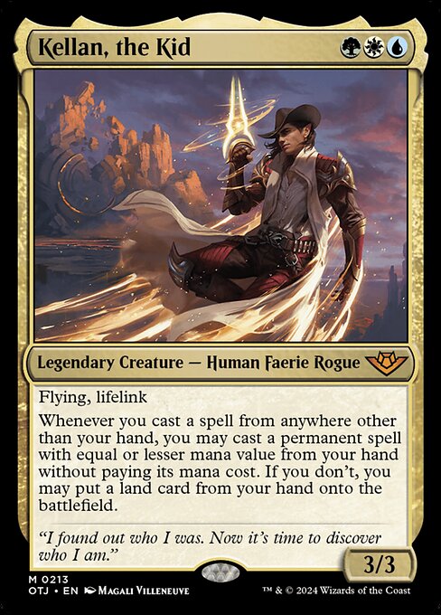 [Foil] OTJ 213 Kellan, the Kid M