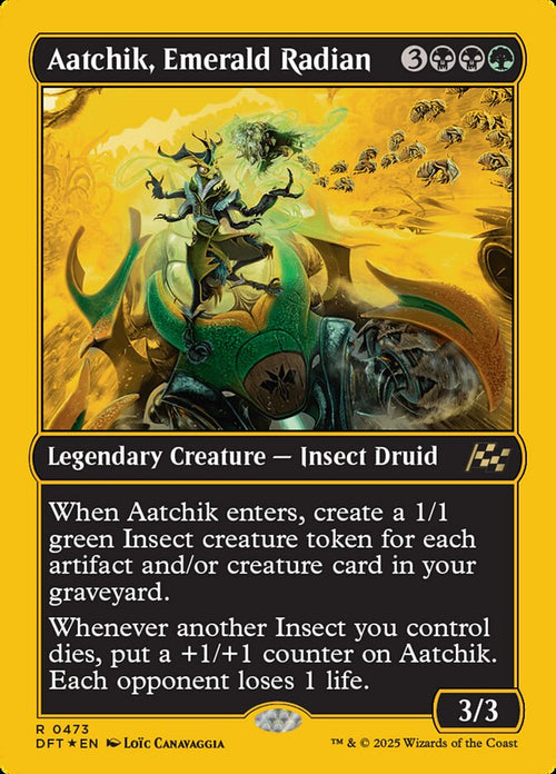 [Foil] DFT 473 Aatchik, Emerald Radian (0473 - First-Place Foil) R