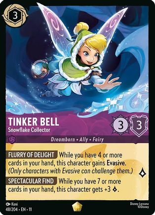 48/204·EN·11 Tinker Bell - Snowflake Collector L