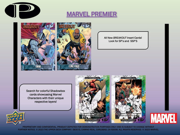 2023 Upper Deck Marvel Premier Trading Cards Hobby Box - 皇巢卡店 Beehive Trading Card Shop