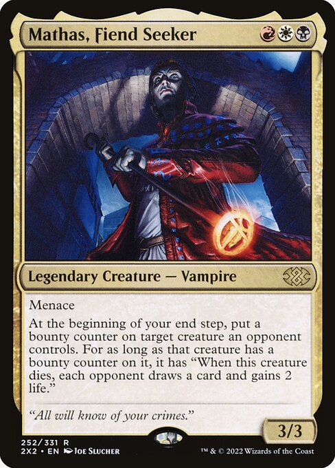 [Foil] 2X2 252 Mathas, Fiend Seeker R