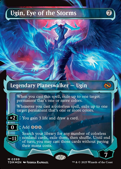 [Foil] TDM 399 Ugin, Eye of the Storms (0399 - Ghostfire Showcase) M