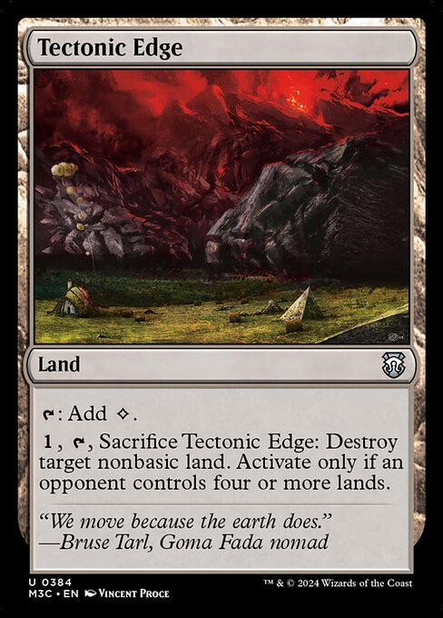 [Foil] M3C 384 Tectonic Edge (Ripple Foil) U
