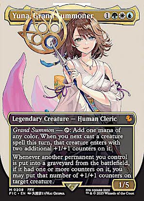 FIC 208 Yuna, Grand Summoner (0208 - Borderless) M