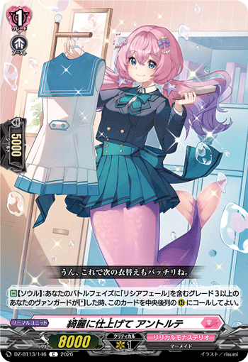 DZ-BT13/146 綺麗に仕上げて アントルテ C
