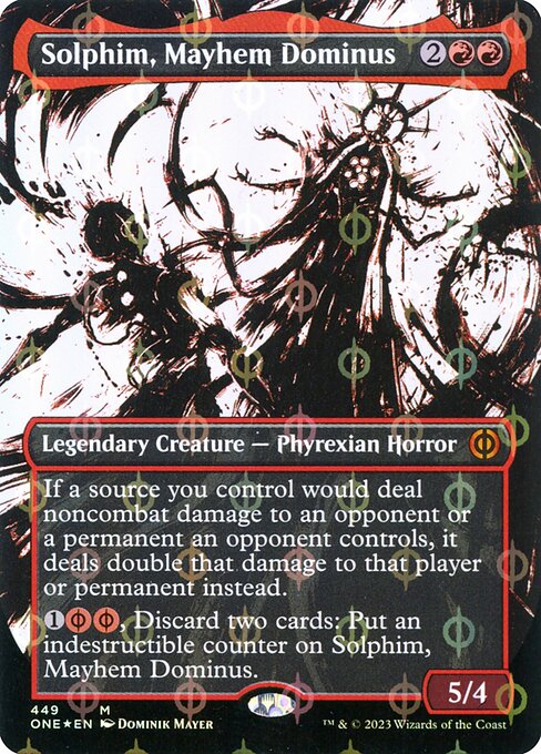 [Foil] ONE 449 Solphim, Mayhem Dominus (449 - Step-and-compleat) M