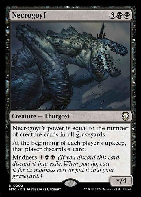 [Foil] M3C 202 Necrogoyf (Ripple Foil) R