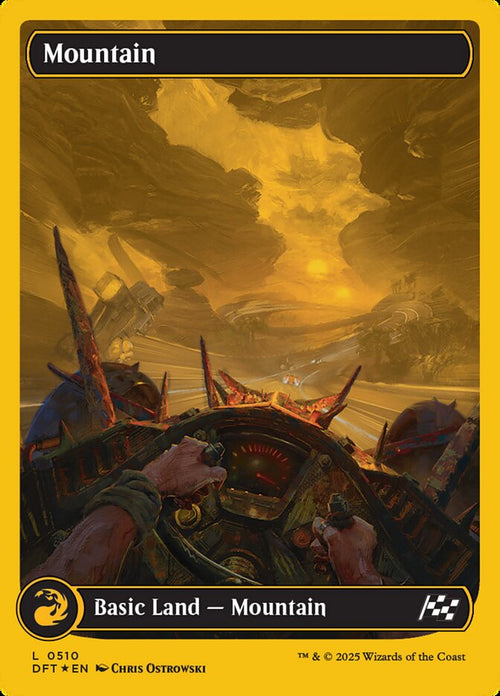 [Foil] DFT 510 Mountain (0510 - First-Place Foil) L