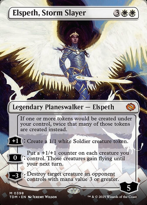 TDM 398 Elspeth, Storm Slayer (0398 - Borderless) M