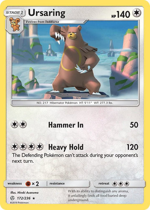 [Reverse Holo] SM12 172/236 Ursaring R