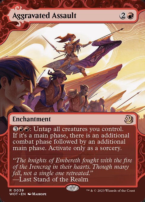[Foil] WOT 039 Aggravated Assault (0039) R