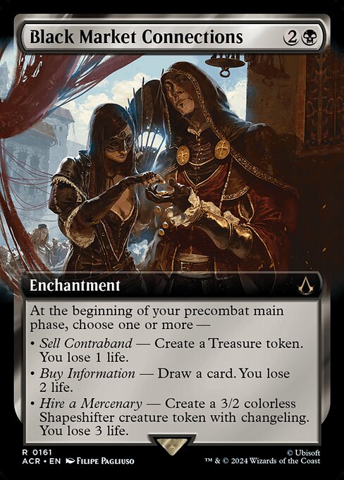 ACR 161 Black Market Connections (0161 - Extended Art) R