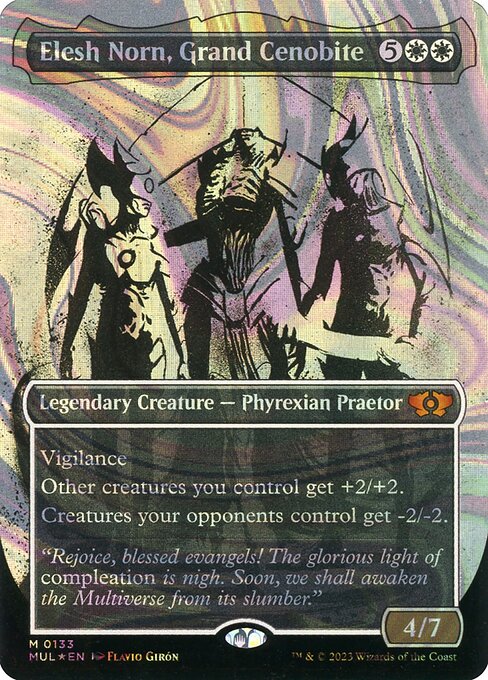 [Foil] MUL 133 Elesh Norn, Grand Cenobite (0133 - Halo Foil) M