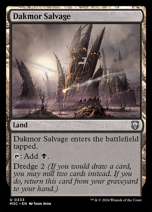 [Foil] M3C 333 Dakmor Salvage (Ripple Foil) U