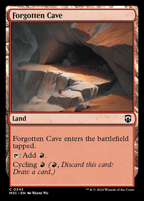 [Foil] M3C 343 Forgotten Cave (Ripple Foil) C
